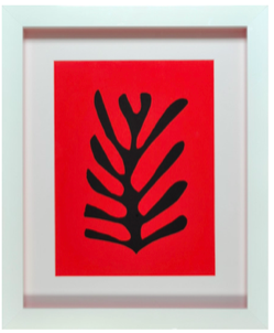 Cadre blanc sujet rouge Cadre blanc sujet rouge