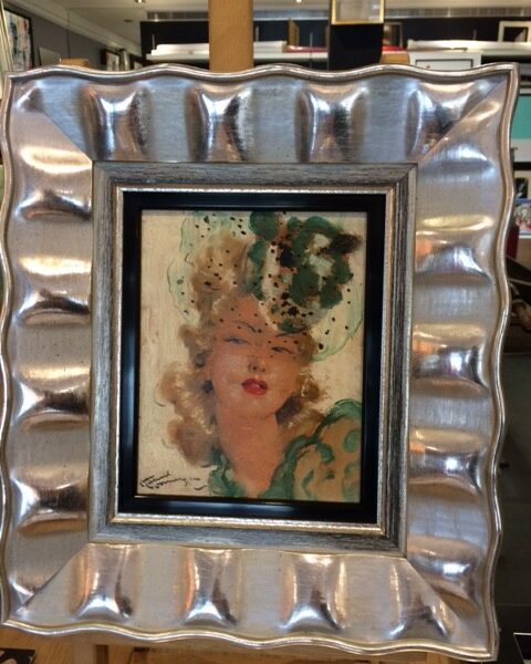 baguette argent godrons