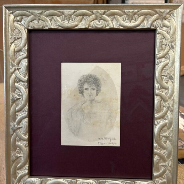 encadrement illustration femme