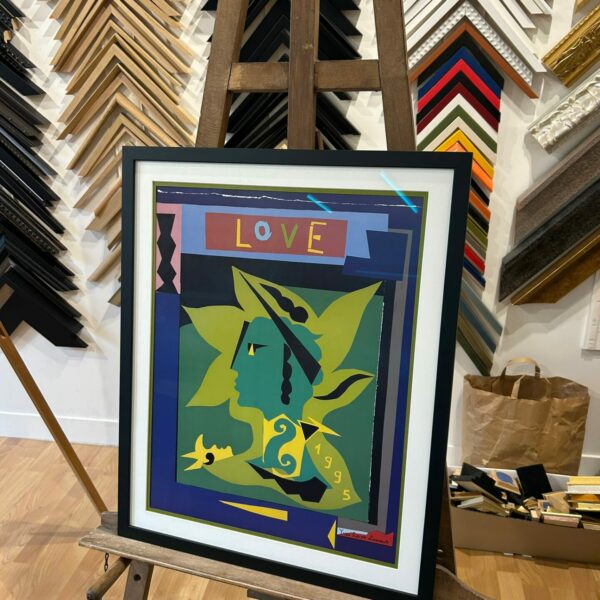 encadrement toile love