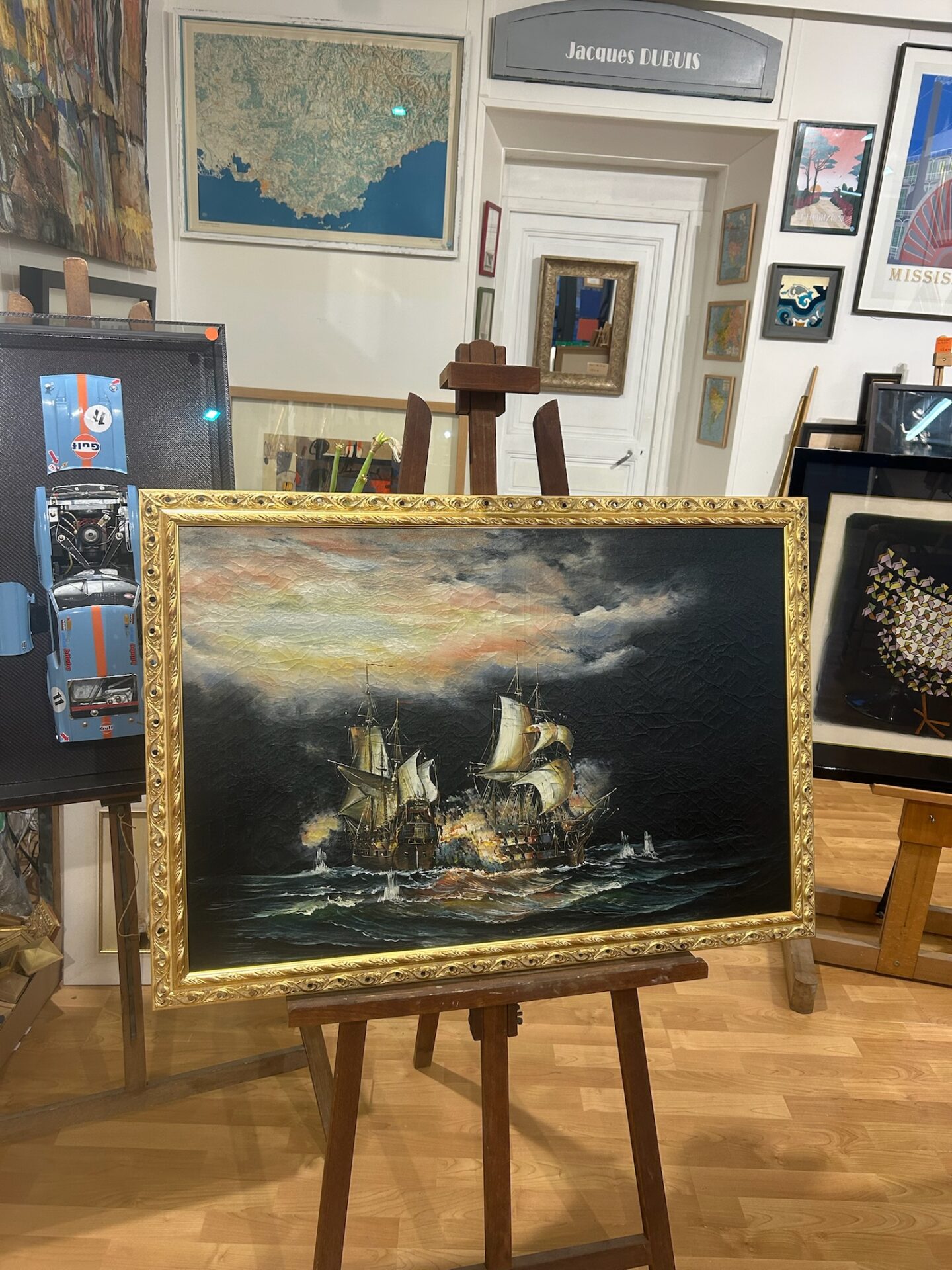 encadrement toile voilier mer agitée